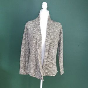 Green/cream lightweight cardigan
